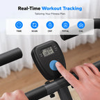 2-in-1 Squat Row Trainer with LCD, Adjustable Resistance Leg Glute Workout Machine for Women