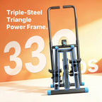 Stable 330LBS Stair Stepper with Handlebar, Adjustable Pedal Vertical Climber Home Cardio Machine