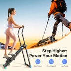 Stable 330LBS Stair Stepper with Handlebar, Adjustable Pedal Vertical Climber Home Cardio Machine