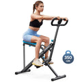 2-in-1 Squat Row Trainer with LCD, Adjustable Resistance Leg Glute Workout Machine for Women
