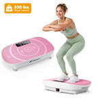 Compact Slim Vibration Plate for Lymphatic Drainage, Full Body Home Workout Machine